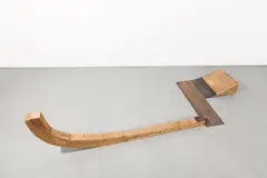 Franz Bernhard, Figur 7, 1970, Holz und Eisen