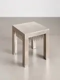 Günther Uecker, Tisch, 1972, Edelstahl, Nägel