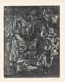 Georg Baselitz, Ohne Titel, 1966, Holzschnitt auf Velin