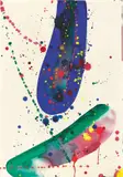 Sam Francis, Ohne Titel, 1965, Acryl und Aquarell auf Velin