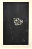 Soot Black Stone #5 by Robert Motherwell, 1973, Lithograph, sold May 2010