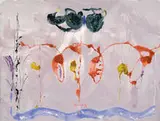 Aerie by Helen Frankenthaler, 2009, Lithograph with hand-torn deckled edges, sold May 2010