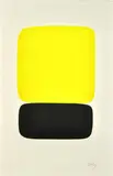Yellow over Black (IX.20) by Ellsworth Kelly, 1964-65, Lithograph on Rives BFK paper, sold May 2010