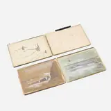Francis Hopkinson Smith, two sketchbooks, 1874, mixed media on paper