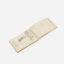 Charles Harold Davis, sketchbook, 1879, graphite and charcoal on paper