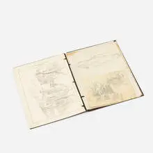 Arthur Meltzer, folio of drawings, c. 1920, graphite on paper