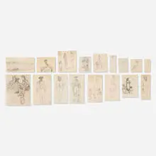 James Wells Champney, sketchbook of Southern life, 1873, ink and pencil on paper