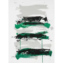 untitled by Joan Mitchell, 1991, lithograph on paper, sold Feb 2009