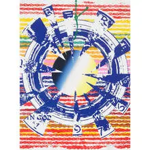 Miles by James Rosenquist, 1975, lithograph and screenprint on paper, sold Feb 2009