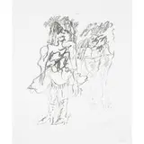 Willem de Kooning, Two Women, 1973, lithograph on paper