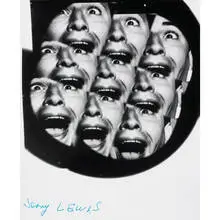 Weegee, Jerry Lewis, c. 1950, vintage gelatin silver print