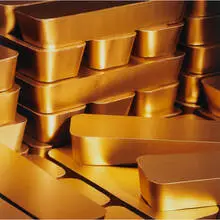 Bullion by Thomas Demand, 2003, Lambda print, vinyl, sold Feb 2009