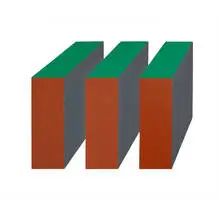 Thomas Downing, untitled, 1964, acrylic on shaped canvas mounted on wood