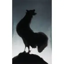 Rooster by Ed Ruscha, 1988, intaglio on paper, sold Feb 2009