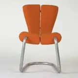 Marc Newson, Komed chair, 1998, enameled tubular steel, upholstery