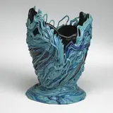 vase by Gaetano Pesce, c. 1995, resin, sold Mar 2007