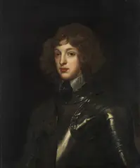 Sir Peter Lely, Portrait of a young man in armour, oil on canvas