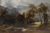 Junior Thomas Whittle, Highland landscapes, a pair, oil on canvas