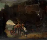Nicaise de Keyser, Troubles on the road, oil on canvas