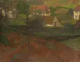 R.A. Robert Buhler, Stone House Cottage, oil on canvas laid to board