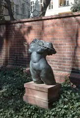 Waldemar Grzimek, Torso Aufgerichtet Stehende II, 1973, Bronze mit schwarzer Patina