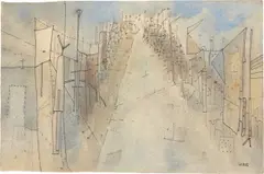 Wols, Ohne Titel, Um 1944, Aquarell und Tuschfeder auf Papier