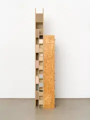 ohne Titel by Heimo Zobernig, 2007, Holz, Pressspan, MDF und diverse Materialien, sold Jun 2025