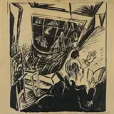Ludwig Meidner, Selbstbildnis im Atelier
