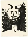 Faune souriant by Pablo Picasso, 1948, Lithographie auf Arches-Velin, sold Jun 2010