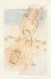 Francis Alÿs, Ohne Titel, 2003, Bleistift, gelbe Kreide und Ölfarbe auf collagiertem Transparentpapier