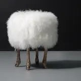 Marc Bankowsky, Pieds De Bouc, Bronze Stool