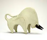 Gambone, Bull, c. 1965, Glazed ceramic