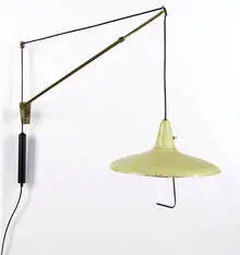 Gino Sarafatti, Adjustable wall lamp, c. 1954, Possibly by Arteluce