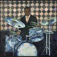 Duncan Hannah, Blue Note, 1981, Oil on canvas
