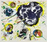 Sam Francis, Untitled (SFE-064), 1987, Etching with aquatint