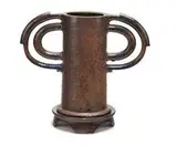 Anne Hirondelle, Ceramic vessel with base, Executed c. 1980