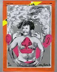Larry Rivers, Culture Box (4 works plus box), 1992, Screenprint in colors on folded Sheet: metal with original wooden box