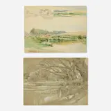 Peter Moran, two works