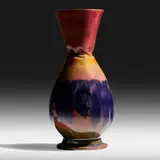 George E. Ohr, vase, 1897-1900, glazed earthenware