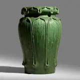 Rare vase, model 84 by George P. Kendrick, 1898-1910, glazed earthenware, sold Sep 2020
