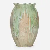 Alexandre Bigot, Monumental gourd vase, c. 1900, glazed earthenware