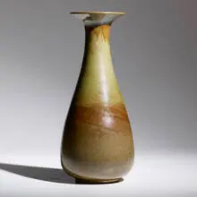 Charles Fergus Binns, vase, 1925, microcrystalline glazed earthenware