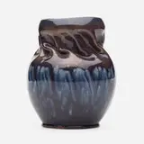 George E. Ohr, vase, 1895-96, glazed earthenware