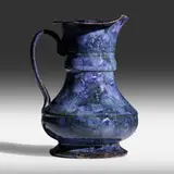 George E. Ohr, pitcher, 1897-1900, glazed earthenware