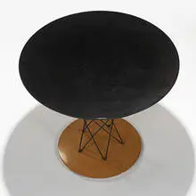 child's table by Isamu Noguchi, c. 1955, laminate, birch, lacquered wood, enameled steel, sold Mar 2007