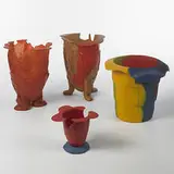 vessels, set of four by Gaetano Pesce, c. 1995, resin, sold Mar 2007