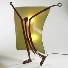 Gaetano Pesce, Open Sky table lamp, c. 1995, resin, brass