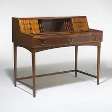 Peder Pedersen, desk, c. 1935, mahogany, brass
