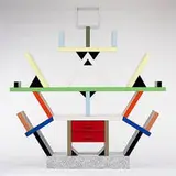 Ettore Sottsass, Carlton bookcase, c. 1981, HPL print laminate