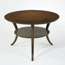 coffee table, model #3339 by T. H. Robsjohn-Gibbings, 1955, walnut, sold Mar 2007